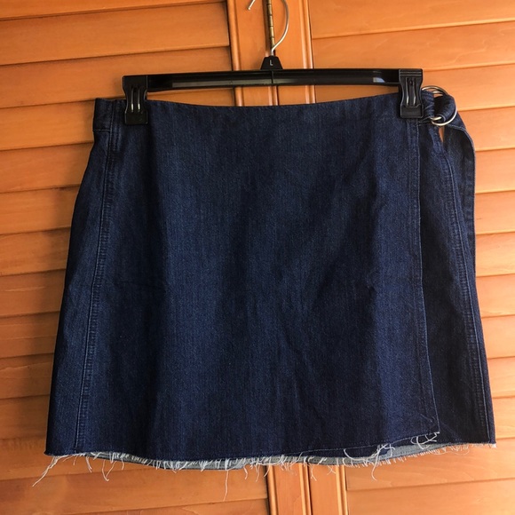 Madewell Mini Wrap Skirt - Picture 2 of 11